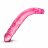 Розовый двусторонний фаллоимитатор 14 Double Dildo - 35,5 см. 