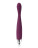 Фиолетовый вибратор Cici Violet с гнущейся головкой - 18,2 см. 
