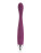 Фиолетовый вибратор Cici Violet с гнущейся головкой - 18,2 см. 