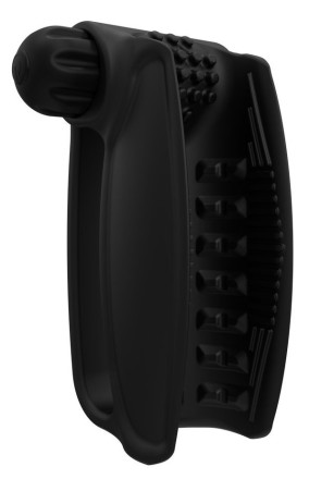 Черный вибромастурбатор Hand Vibe 