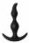 Чёрная анальная пробка Bent Anal Plug Black - 13 см. 