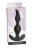 Чёрная анальная пробка Bent Anal Plug Black - 13 см. 