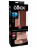 Телесный фаллоимитатор на присоске 9&quot; Triple Density Cock with Balls - 24,1 см. 