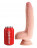 Телесный фаллоимитатор на присоске 9&quot; Triple Density Cock with Balls - 24,1 см. 