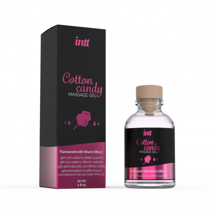 Массажный гель с согревающим эффектом Cotton Candy - 30 мл. 