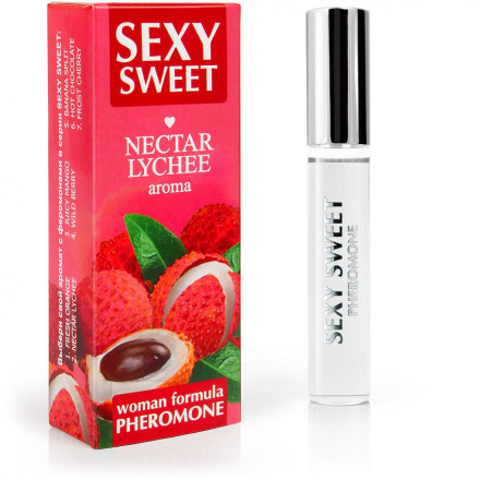 Парфюм для тела с феромонами Sexy Sweet с ароматом личи - 10 мл. 