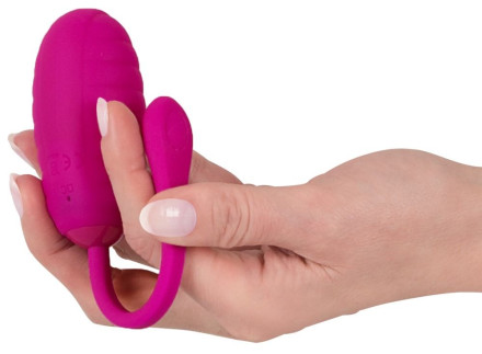 Лиловое виброяйцо Super Soft Silicone Love Ball 