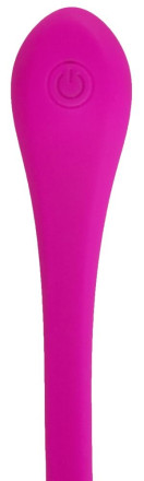 Лиловое виброяйцо Super Soft Silicone Love Ball 