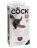Кофейный страпон Strap-on Harness Cock - 15,2 см. 