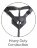Кофейный страпон Strap-on Harness Cock - 15,2 см. 