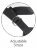 Кофейный страпон Strap-on Harness Cock - 15,2 см. 