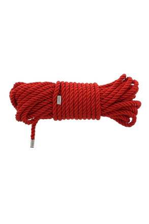Красная веревка DELUXE BONDAGE ROPE - 10 м. 
