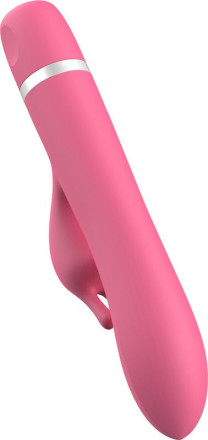 Розовый вибратор-кролик Bwild Classic Bunny - 19,3 см. 