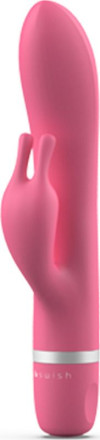 Розовый вибратор-кролик Bwild Classic Bunny - 19,3 см. 