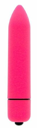 Розовый мини-вибратор CLIMAX BULLET - 8,5 см. 