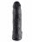Чёрный фаллоимитатор-гигант 12&quot; Cock with Balls - 30,5 см. 
