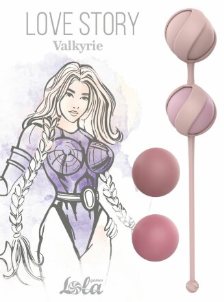 Набор из 4 розовых вагинальных шариков Valkyrie 