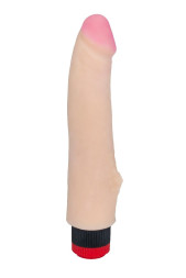 Вибромассажёр HUMAN STYLE 7,3&quot; с бугорком - 18,5 см.