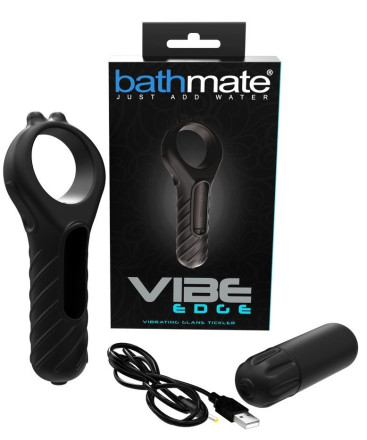 Черный вибростимулятор Edge Vibe 
