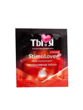 Разогревающий гель-лубрикант Stimulove Strong в одноразовой упаковке - 4 гр. 