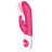 Розовый вибратор The Come Hither Rabbit XL с  манящим  эффектом 
