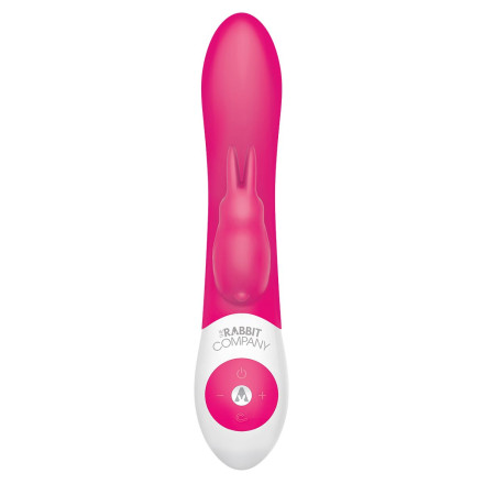 Розовый вибратор The Come Hither Rabbit XL с  манящим  эффектом 
