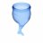 Набор синих менструальных чаш Feel secure Menstrual Cup 