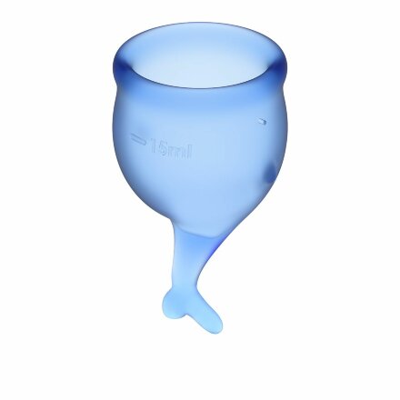 Набор синих менструальных чаш Feel secure Menstrual Cup 