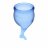 Набор синих менструальных чаш Feel secure Menstrual Cup 