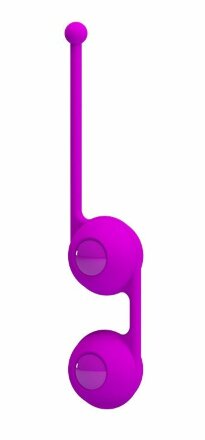 Лиловые вагинальные шарики Kegel Tighten Up III 