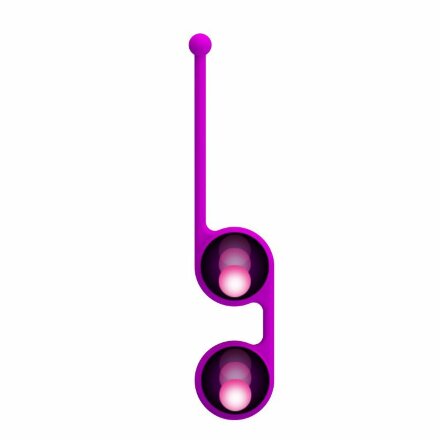 Лиловые вагинальные шарики Kegel Tighten Up III 