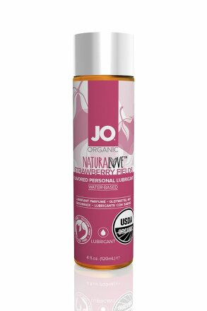 Органический лубрикант JO NATURALOVE STRAWBERRY FIELDS USDA ORGANIC - 120 мл. 