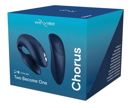 Синий вибратор для пар We-Vibe Chorus 