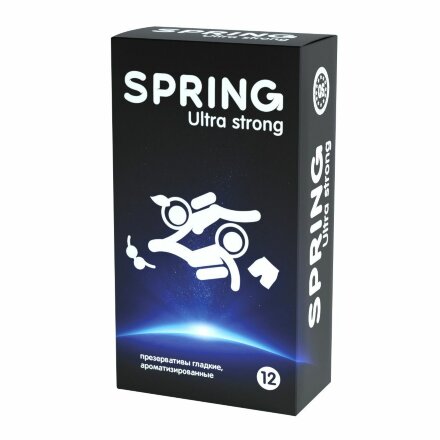 Ультрапрочные презервативы SPRING ULTRA STRONG - 12 шт. 