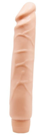 Телесный вибратор-реалистик Barbara - 25,5 см. 