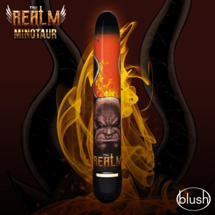 Классический вибратор Minotaur - 17,7 см. 