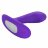 Фиолетовый вибромассажёр простаты Silicone Remote Pinpoint Pleaser 