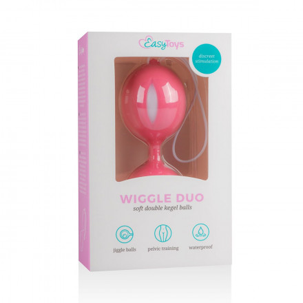 Розовые вагинальные шарики Wiggle Duo 