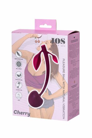 Бордовая вагинальная вишенка WILD CHERRY - 14,5 см. 