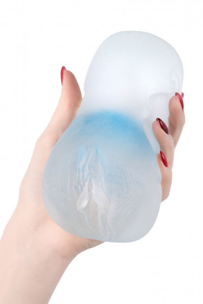 Прозрачный реалистичный мастурбатор Juicy Pussy Subtle Crystal 