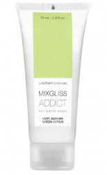 Смазка на водной основе Mixgliss Addict с ароматом цитруса - 70 мл.