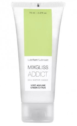 Смазка на водной основе Mixgliss Addict с ароматом цитруса - 70 мл. 