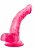 Розовый фаллоимитатор Sweet n Hard 7- 21,59 см. 