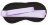 Чёрная маска на глаза Purple&amp;Black с фиолетовыми завязками 