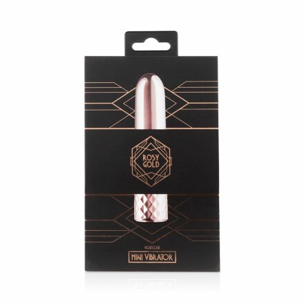 Розовый перезаряжаемый мини-вибратор Mini Vibrator - 9,5 см. 