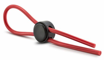 Красное силиконовое лассо на пенис Silicone Loop Cock Ring 