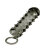 Дымчатая стимулирующая насадка с закрытой головкой SAMURAI PENIS SLEEVE BLACK - 14,5 см. 