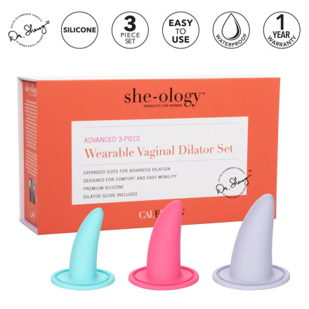 Набор She-ology из 3 разноцветных расширителей 