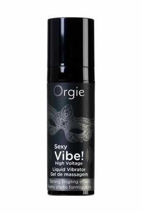 Гель для массажа ORGIE Sexy Vibe High Voltage с эффектом вибрации - 15 мл. 