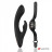 Черно-золотой вибратор-кролик с пультом-часами Anne s Desire Rabbit Vibe Wireless Watchme - 20,5 см. 